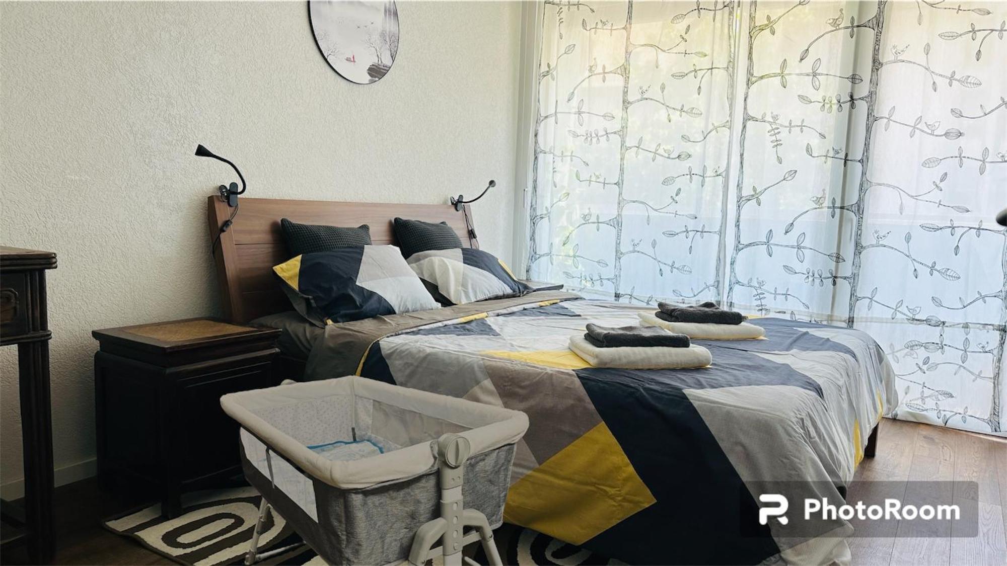 Charme Mystique De La Chine, 4 Pers Max, Free Parking Apartment Morges Luaran gambar